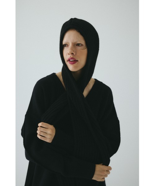 Knit muffler cap ニットマフラーキャップ（マフラー）｜HeRIN.CYE
