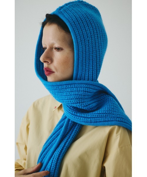 Knit muffler cap ニットマフラーキャップ（マフラー）｜HeRIN.CYE