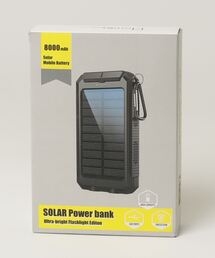 FUNALIVE(ファンアライブ)のライト付きソーラーバッテリー8000mAh(アウトドアグッズ)