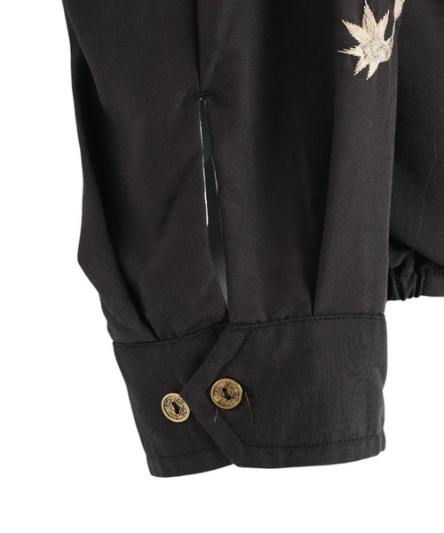 GOLD（ゴールド）の「東洋エンタープライズ GOLD / ゴールド：SKULL JACKET AGED MODEL：25B-GL15727[MUS]（ミリタリージャケット・メンズ・ブラック・M/L）」の6枚目の写真