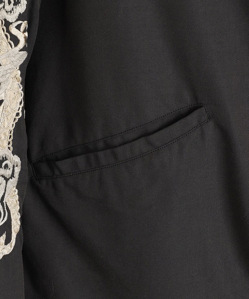 GOLD（ゴールド）の「東洋エンタープライズ GOLD / ゴールド：SKULL JACKET AGED MODEL：25B-GL15727[MUS]（ミリタリージャケット・メンズ・ブラック・M/L）」の7枚目の写真