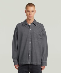 Boxy Fit Overshirt/ボックスシルエットオーバーサイズシャツジャケット