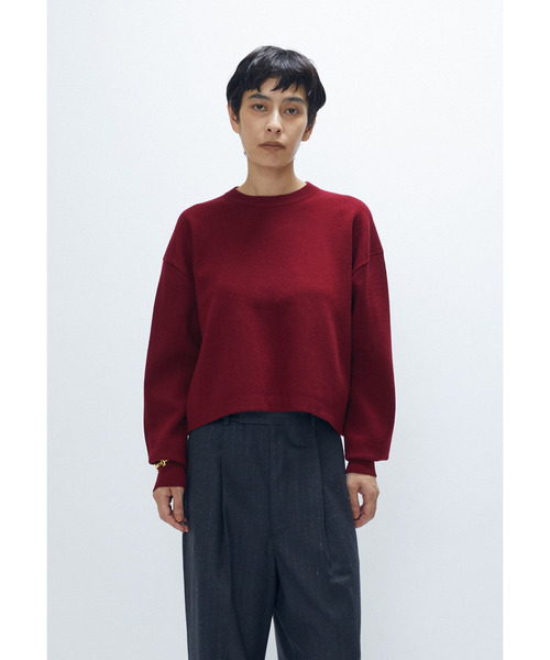 セール】ボックスショートニットプルオーバー（ニット/セーター）｜1er