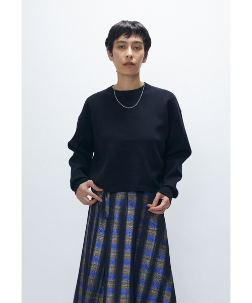 1er Arrondissement（プルミエアロンディスモン）の「ボックスショートニットプルオーバー（ニット/セーター・レディース・オフホワイト/レッド/ブラック系その他3・FREE）」の11枚目の写真