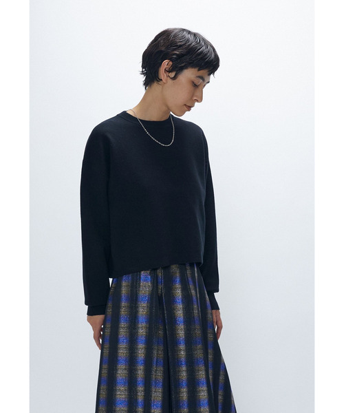 1er Arrondissement（プルミエアロンディスモン）の「ボックスショートニットプルオーバー（ニット/セーター・レディース・オフホワイト/レッド/ブラック系その他3・FREE）」の12枚目の写真