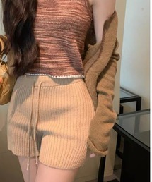 CELENA（セレナ）の「ウォームリブ・ニットショーツ（その他パンツ）」
