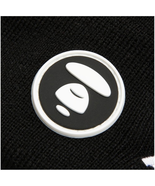 AAPE BY A BATHING APE（エーエイプバイアベイシングエイプ）の「AAPE NOW KNIT CAP（ニットキャップ/ビーニー・メンズ・アイボリー/ブラック/ピンク系その他7/ライトグリーン・FREE）」の10枚目の写真