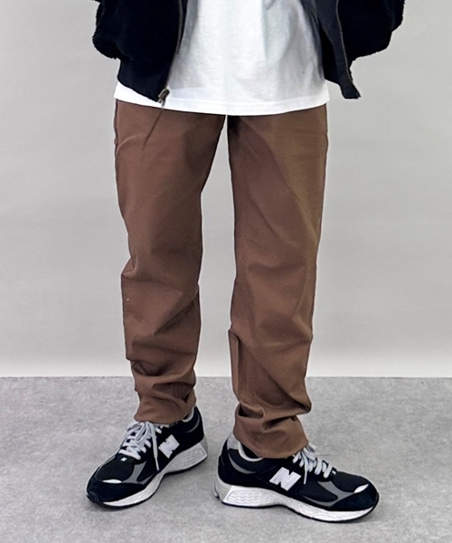 GLAZOS（グラソス）の「綿ポリストレッチツイル・スリムパンツ（その他パンツ・キッズ・ネイビー/ブラウン/カーキ/ブラック・M/LL/L/S）」の3枚目の写真