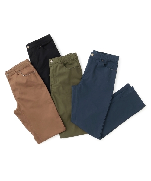 GLAZOS（グラソス）の「綿ポリストレッチツイル・スリムパンツ（その他パンツ・キッズ・ネイビー/ブラウン/カーキ/ブラック・M/LL/L/S）」の12枚目の写真