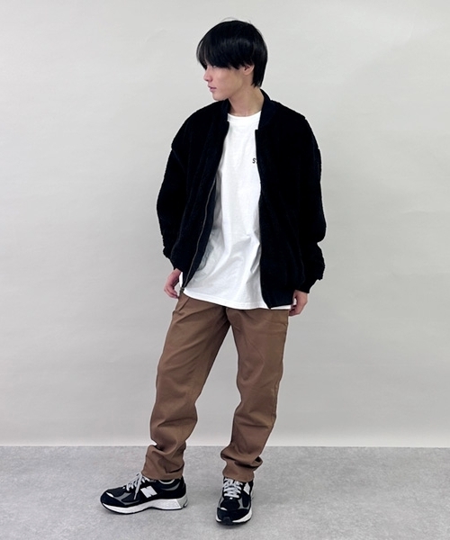 GLAZOS（グラソス）の「綿ポリストレッチツイル・スリムパンツ（その他パンツ・キッズ・ネイビー/ブラウン/カーキ/ブラック・M/LL/L/S）」の16枚目の写真