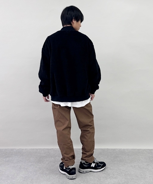 GLAZOS（グラソス）の「綿ポリストレッチツイル・スリムパンツ（その他パンツ・キッズ・ネイビー/ブラウン/カーキ/ブラック・M/LL/L/S）」の17枚目の写真