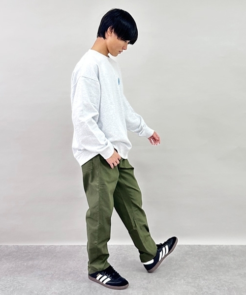 GLAZOS（グラソス）の「綿ポリストレッチツイル・スリムパンツ（その他パンツ・キッズ・ネイビー/ブラウン/カーキ/ブラック・M/LL/L/S）」の19枚目の写真
