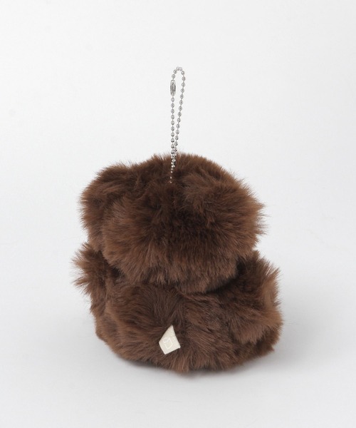 studio CLIP（スタディオクリップ）の「ソフトファーベア [CHRISTMAS 2025]（インテリア雑貨・レディース・ホワイト/ブラウン・FREE）」の10枚目の写真