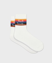 Paul Smith | アーティストストライプ＆ロゴ ソックス【250644 MD2】(ソックス/靴下)