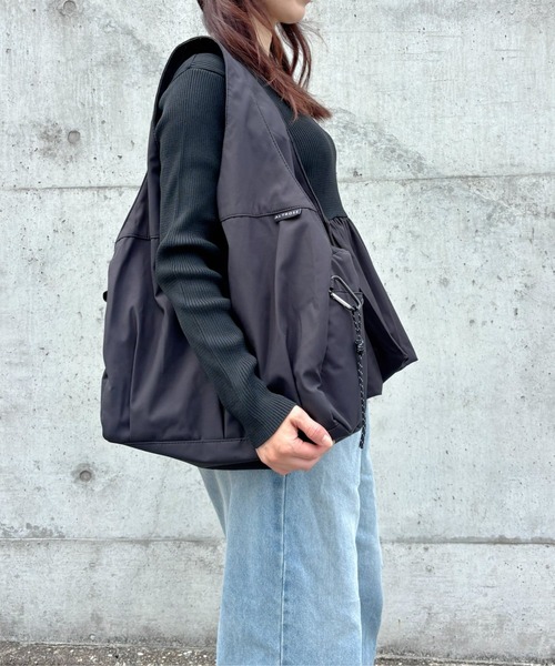 merrylatte（メリーラテ）の「ナイロン トート バッグ【Muller Rossi】（トートバッグ・レディース・ブラック・FREE）」の5枚目の写真