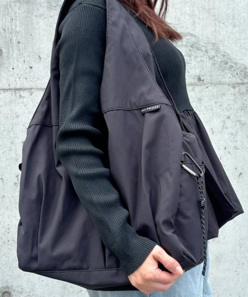 merrylatte（メリーラテ）の「ナイロン トート バッグ【Muller Rossi】（トートバッグ・レディース・ブラック・FREE）」の8枚目の写真