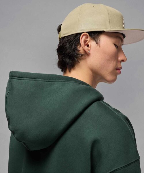 JORDAN BRAND（ジョーダンブランド）の「ジョーダン ブルックリン フリース メンズ オーバーサイズド プルオーバー パーカー / Jordan Brooklyn Fleece Men's Oversized Pullover Hoodie IB7235-316 Midnight Green（パーカー・メンズ・モスグリーン・2XL/XL/L/M/S）」の3枚目の写真