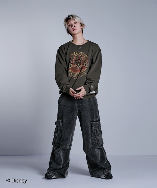Disney(ディズニー)の「"Disney Villains " Villains/ヴィランズ 別注ルーズシルエットヴィンテージ加工スウェット【UNISEX】(スウェット・レディース・ブラック系1/ブラック系4/ブラック系2/ブラック系3・L/M)」の10枚目の写真