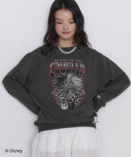 Disney(ディズニー)の「"Disney Villains " Villains/ヴィランズ 別注ルーズシルエットヴィンテージ加工スウェット【UNISEX】(スウェット・レディース・ブラック系1/ブラック系4/ブラック系2/ブラック系3・L/M)」の16枚目の写真