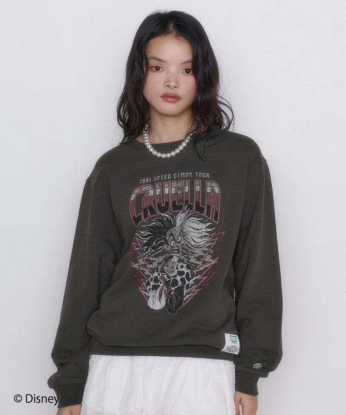 Disney(ディズニー)の「"Disney Villains " Villains/ヴィランズ 別注ルーズシルエットヴィンテージ加工スウェット【UNISEX】(スウェット・レディース・ブラック系1/ブラック系4/ブラック系2/ブラック系3・L/M)」の19枚目の写真