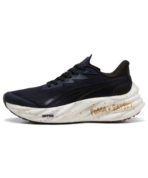 PUMA(プーマ)の「PUMA プーマ ウィメンズ PUMA x SAYSKY ヴェロシティ ニトロ 4 ランニングシュー(スニーカー・レディース・グレー系その他・25.0cm/24.5cm/25.5cm/24.0cm/22.5cm/22.0cm/23.5cm/23.0cm)」の1枚目の写真
