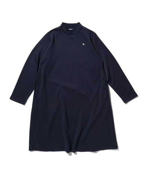 Arnold Palmer(アーノルドパーマー)の「衿エンボスロゴ ワンピース(ワンピース・レディース・ベージュ/ブラック/ネイビー・L/M/S)」の3枚目の写真