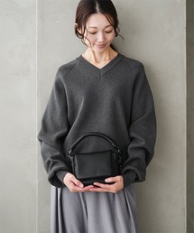 ウエハースニット Vネックプルオーバー