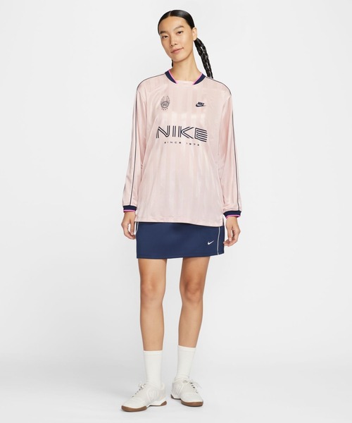 NIKE（ナイキ）の「ナイキ NIKE ナイキ  NSW ジャージー L/S トップ（ジャージ・レディース・ピンク/バーガンディー・M/L）」の10枚目の写真