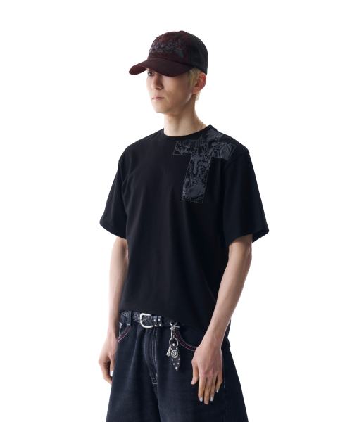 AAKAM（アーカム）の「CROS2 Printed Half Top (Black)（Tシャツ/カットソー・レディース・その他・1/2）」の8枚目の写真