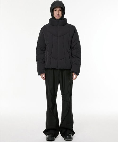 32.Division Puffer Padded Jacket (FL-043_Black)（ダウンジャケット