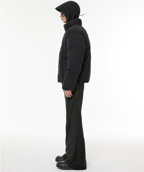 32.Division Puffer Padded Jacket (FL-043_Black)（ダウンジャケット