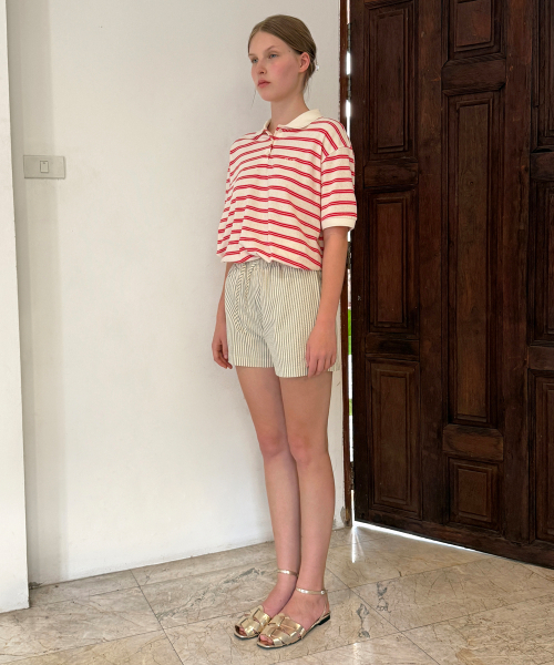SINOON(シヌーン)の「Basic Point Label Shorts (Lemon Yellow)(その他パンツ・レディース・イエロー・FREE)」の3枚目の写真