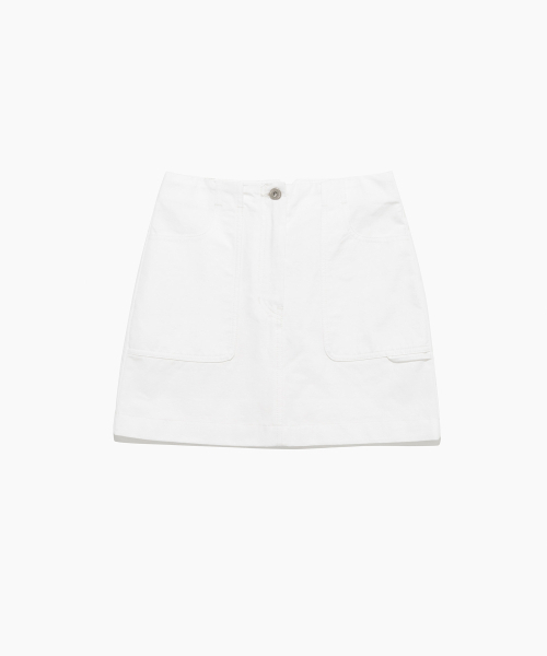 TTUDEMENT（トュードメント）の「COTTON MINI SKIRT WHITE（スカート・レディース・その他・MEDIUM/SMALL）」の3枚目の写真