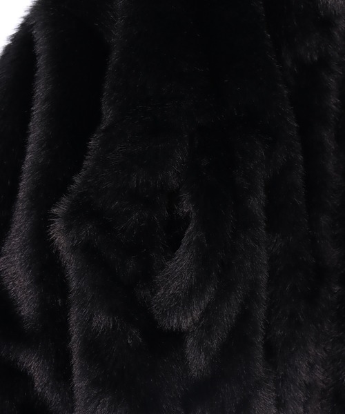 ANAP（アナップ）の「ハイネック フェイク ファー ブルゾン（ブルゾン・レディース・ピンク/グレー/ブラック・F）」の19枚目の写真