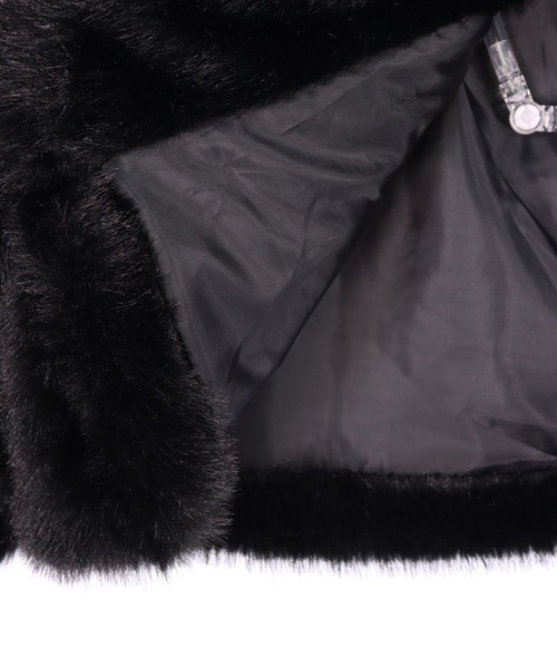 ANAP（アナップ）の「ハイネック フェイク ファー ブルゾン（ブルゾン・レディース・ピンク/グレー/ブラック・F）」の20枚目の写真