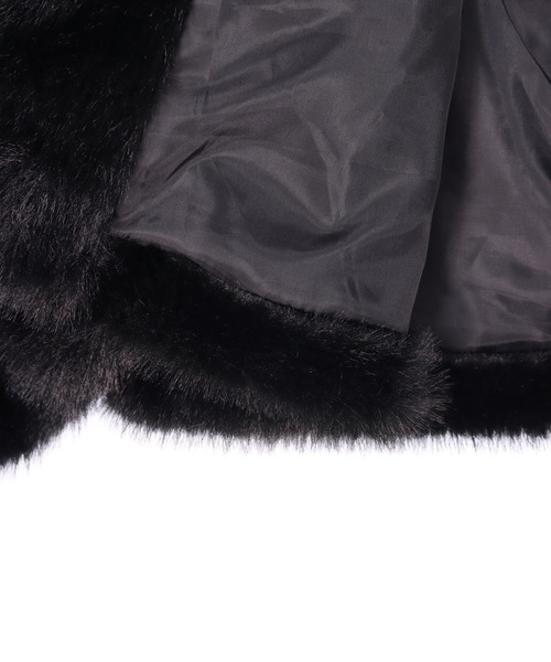 ANAP（アナップ）の「ハイネック フェイク ファー ブルゾン（ブルゾン・レディース・ピンク/グレー/ブラック・F）」の21枚目の写真