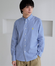 【U.S. POLO ASSN.】ワンポイント ブロード 長袖 ボタンダウンシャツ