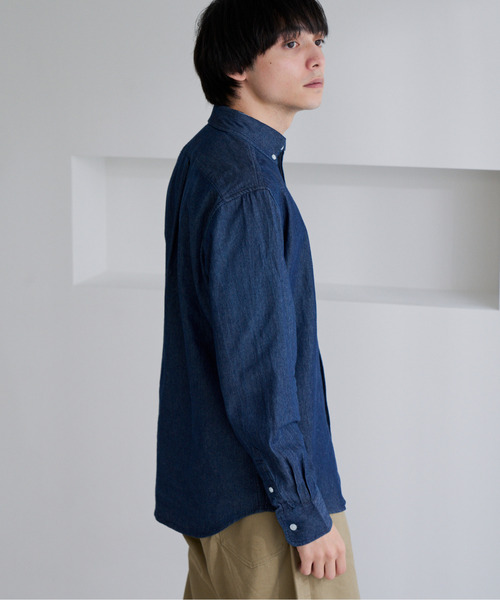 U.S. POLO ASSN.(ユーエスポロアッスン)の「【U.S. POLO ASSN.】ワンポイント ブロード 長袖 ボタンダウンシャツ(シャツ/ブラウス・メンズ・ホワイト/インディゴブルー/ネイビー/ブラック・L/M)」の21枚目の写真