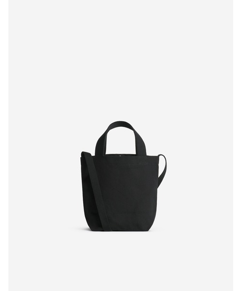 Maison Kitsune(メゾンキツネ)の「COFFEE CUP MINI TOTE(トートバッグ・メンズ・ブラック・U)」の3枚目の写真