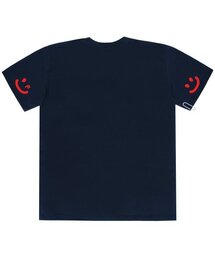 GRAVER（グレーバー）の「[UNISEX] ELBOW DRAWING SMILE WHITE CLIP SHORT SLEEVE T-SHIRT NAVY（Tシャツ/カットソー）」