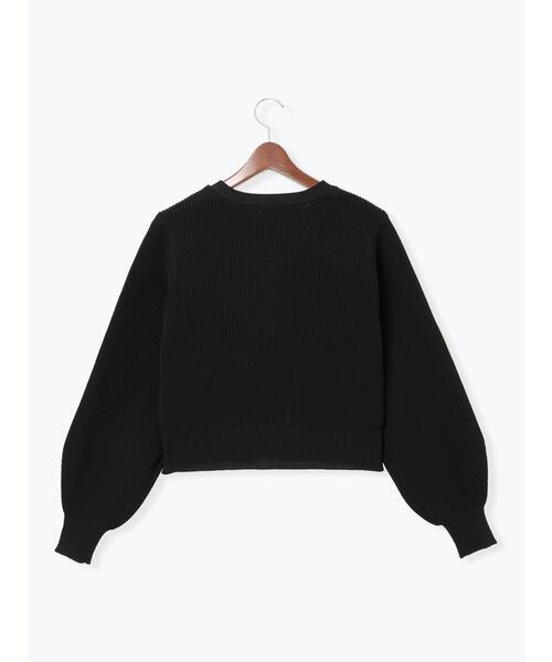 Te chichi TERRASSE（テチチテラス）の「無撚糸パール釦カーディガン（カーディガン/ボレロ・レディース・レッド/ブラック/ブルー/オフホワイト・F）」の12枚目の写真