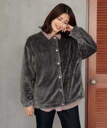 FOUND GOOD | ノーカラーファーブルゾン(ブルゾン)