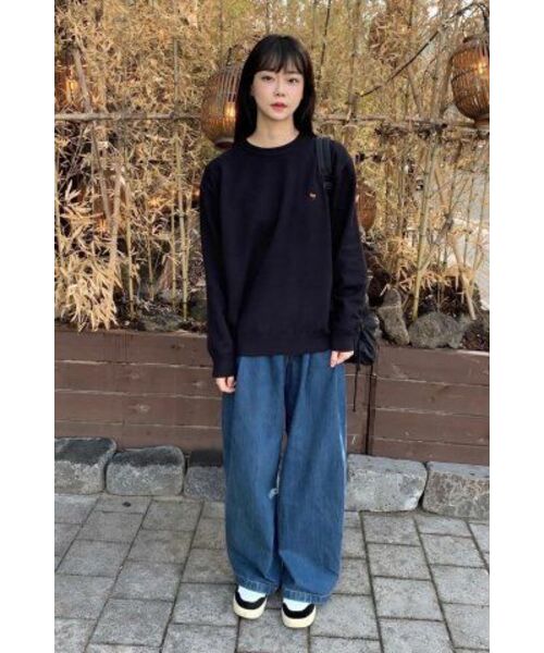 NODU（ノードユー）の「シグニチャーフラワーソフトニット[ブラック]（ニット/セーター・レディース・その他・X-LARGE/MEDIUM/LARGE）」の4枚目の写真