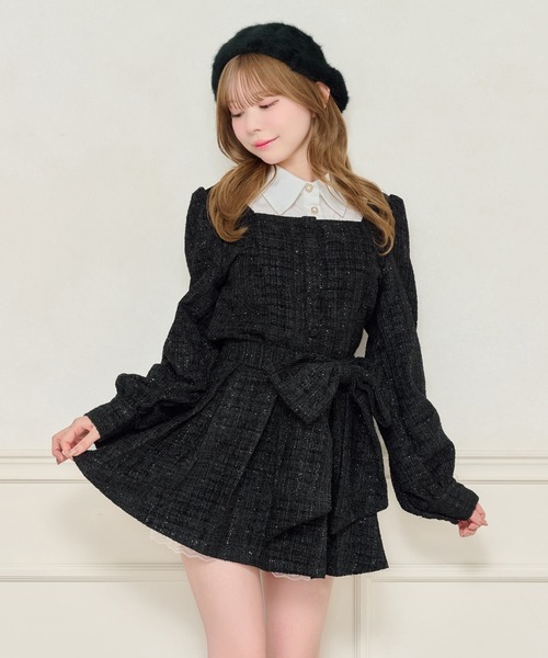 apres jour（アプレジュール）の「【セット着用可能】アソートレイヤード風トップス（シャツ/ブラウス・レディース・ブラック系その他2/ブラック/グレー系その他/ボルドー・X-LARGE/フリー）」の12枚目の写真