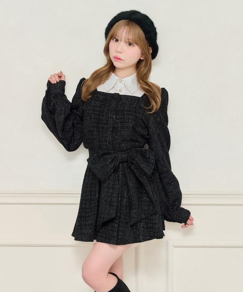 apres jour（アプレジュール）の「【セット着用可能】アソートレイヤード風トップス（シャツ/ブラウス・レディース・ブラック系その他2/ブラック/グレー系その他/ボルドー・X-LARGE/フリー）」の13枚目の写真