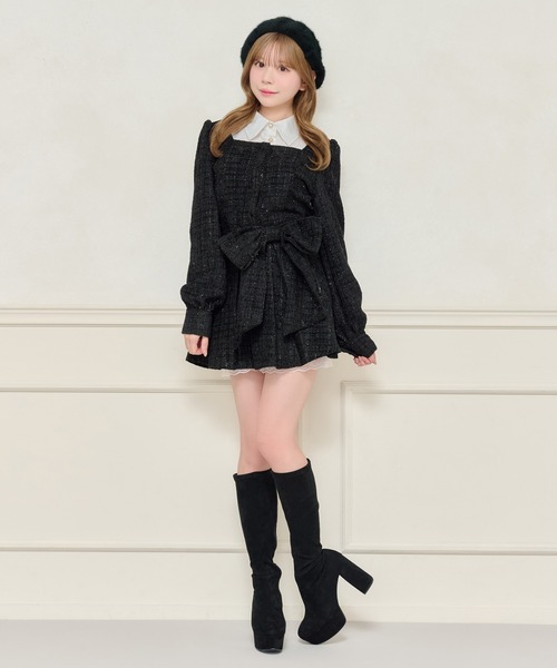 apres jour（アプレジュール）の「【セット着用可能】アソートレイヤード風トップス（シャツ/ブラウス・レディース・ブラック系その他2/ブラック/グレー系その他/ボルドー・X-LARGE/フリー）」の14枚目の写真