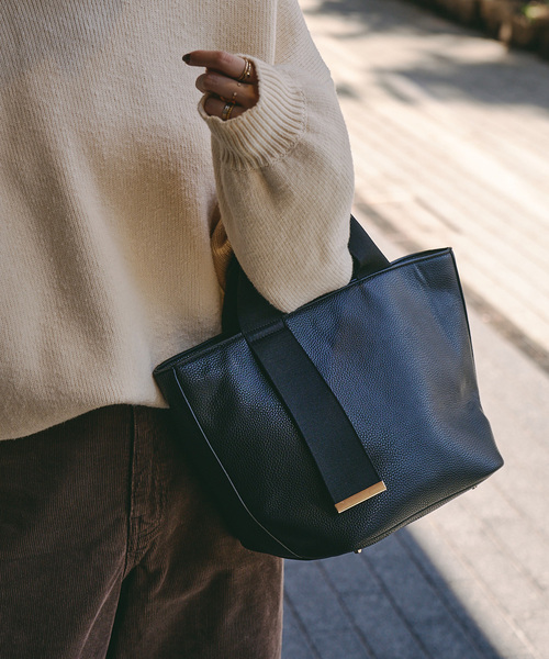 LE TALON(ルタロン)の「《追加》LE TALON BELT M トート(トートバッグ・レディース・アイボリー/ブラック・FREE)」の6枚目の写真