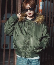 ✨希少カラー✨ N-2B フライトジャケット ミリタリー N-2B フライトナイロンジャケット|VALLEY APPAREL|バレー アパレル