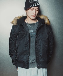 improves（インプローブス）の「ヘビーナイロン N-2B フライトジャケット（ミリタリージャケット・メンズ）」