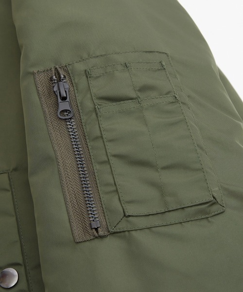 improves(インプローブス)の「ヘビーナイロン N-2B フライトジャケット(ミリタリージャケット・メンズ・ブラック/カーキ・SMALL/MEDIUM/LARGE/X-LARGE)」の17枚目の写真